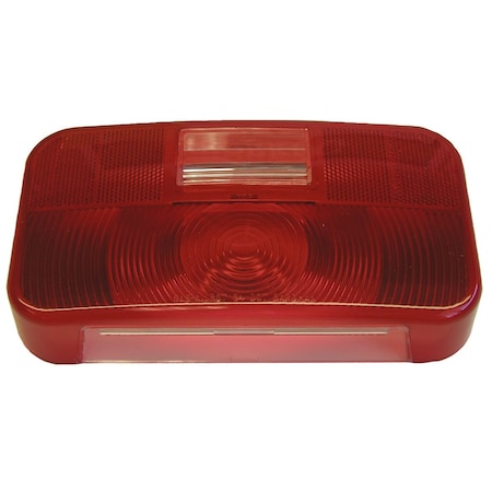 Peterson Replacement Lens For Peterson Trailer Light Part Number 25924 Rectangular Red V25924-25